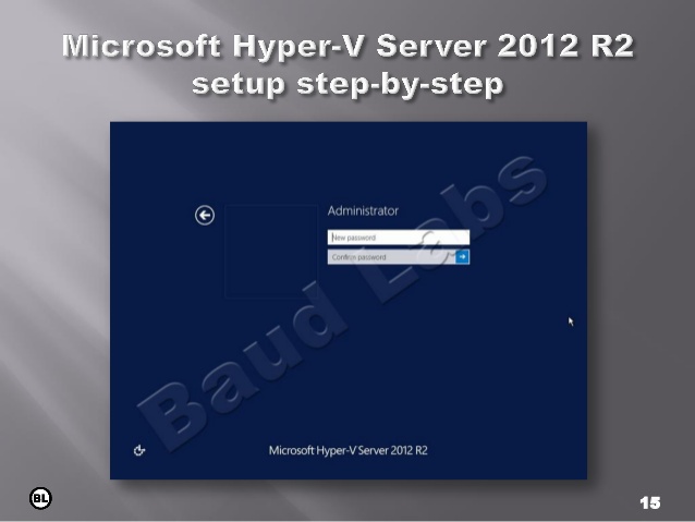 Microsoft hyper v server 2012 r2 installation & configuration